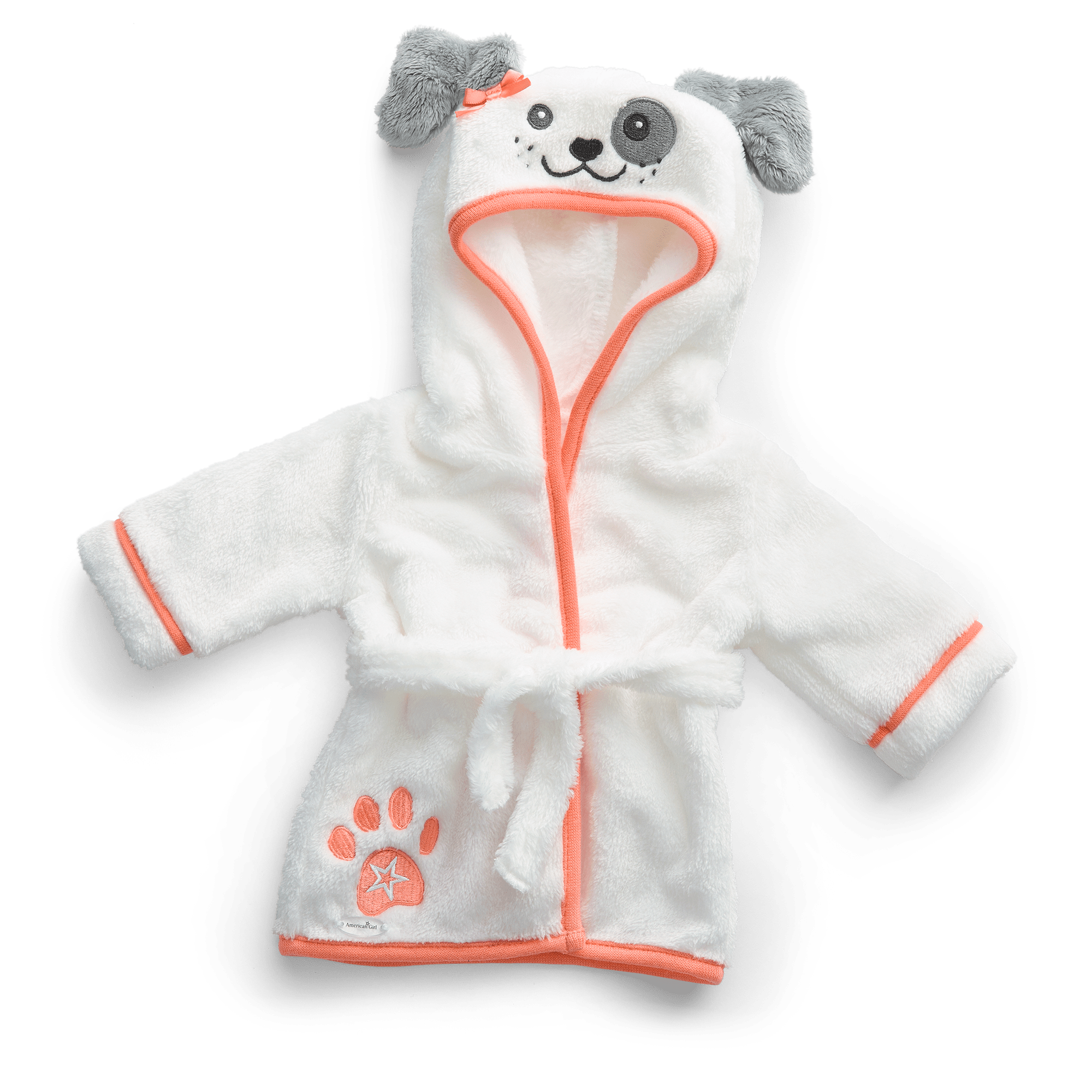 Comfy Puppy Robe Set for Girls & 18-inch Dolls - Image 7
