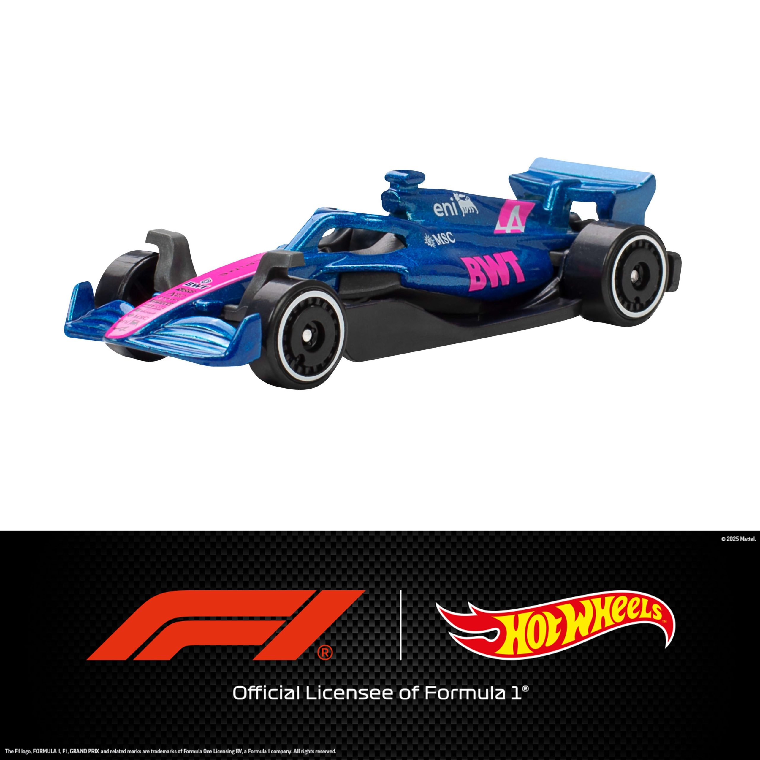 Hot Wheels 1:64 Scale 5-Pack Formula 1 Die-Cast Toy Cars - Image 3