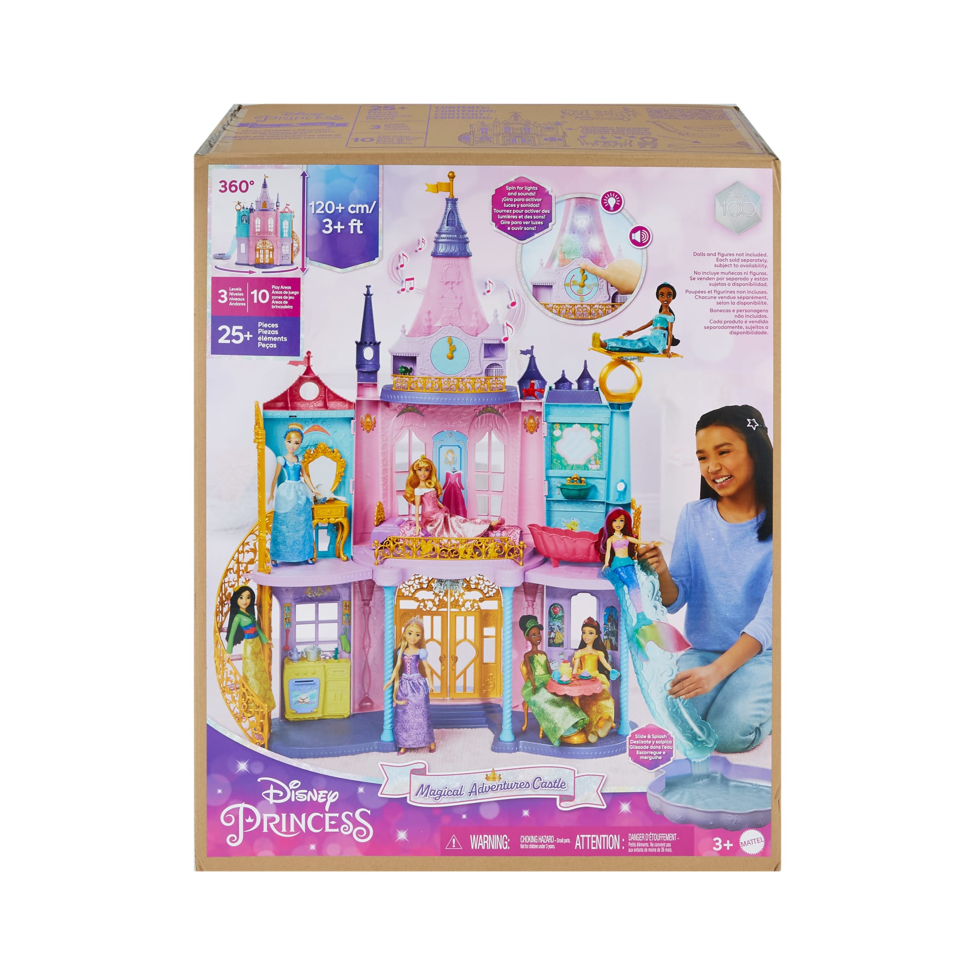 Disney Princess Ultimate Castle Doll House With Lights & Sounds & 25+ Accessories Pieces. 4 Ft Tall - Image 6