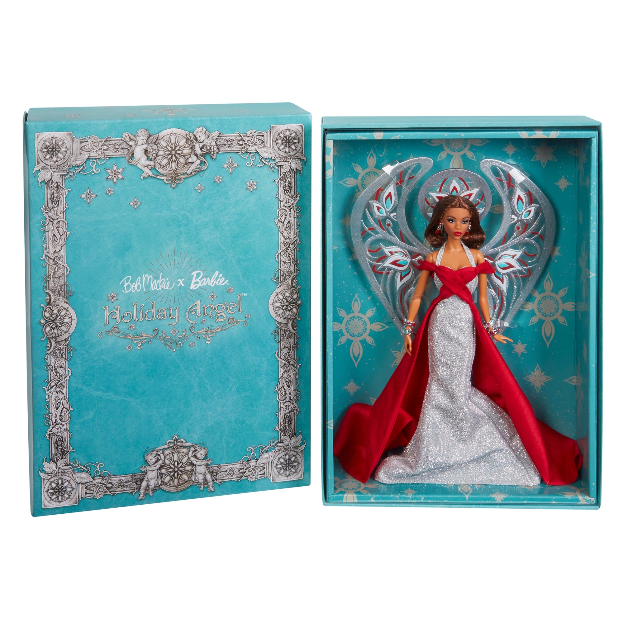 Barbie x Bob Mackie 2023 Holiday Angel Doll - Image 11